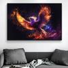 Retro Fantasy Golden Style Legends Phoenix Bird Animal Art Poster Canvas Painting Wall Prints Picture for Living Room Home Decor