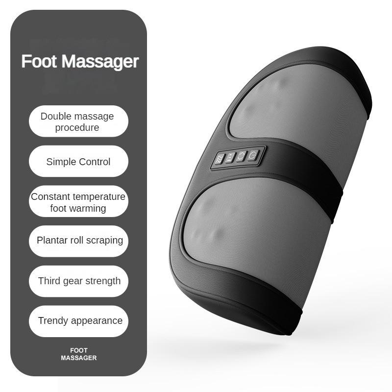 3-speed Adjustable Calf Massage Foot Therapy Machine Household Kneading and Hot Compress Foot Massage Device Fully Automatic Leg Massager