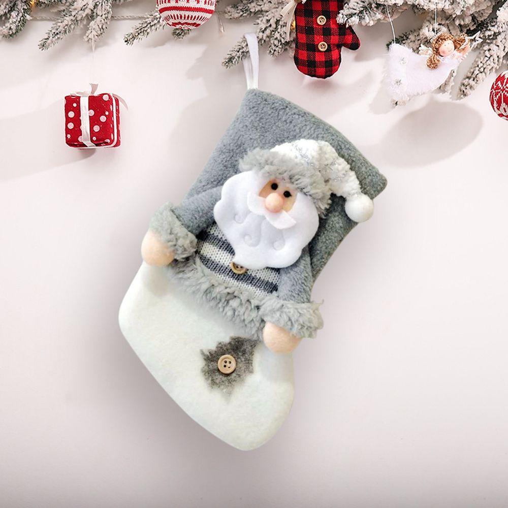 Christmas Tree New Year Deer Gift Bag Decorations for Home Candy Bag Ornament Christmas Stocking