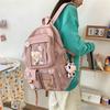 Comfortable Women Backpack For School And Travel - Large Capacity Nylon Junior High School Student School Backpack