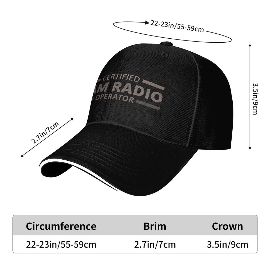 Amateur Ham Radio Baseball Cap  Female Male Print Hip Hop Hats Summer Casual Outdoor Sport Hot Sale Snapback Cap