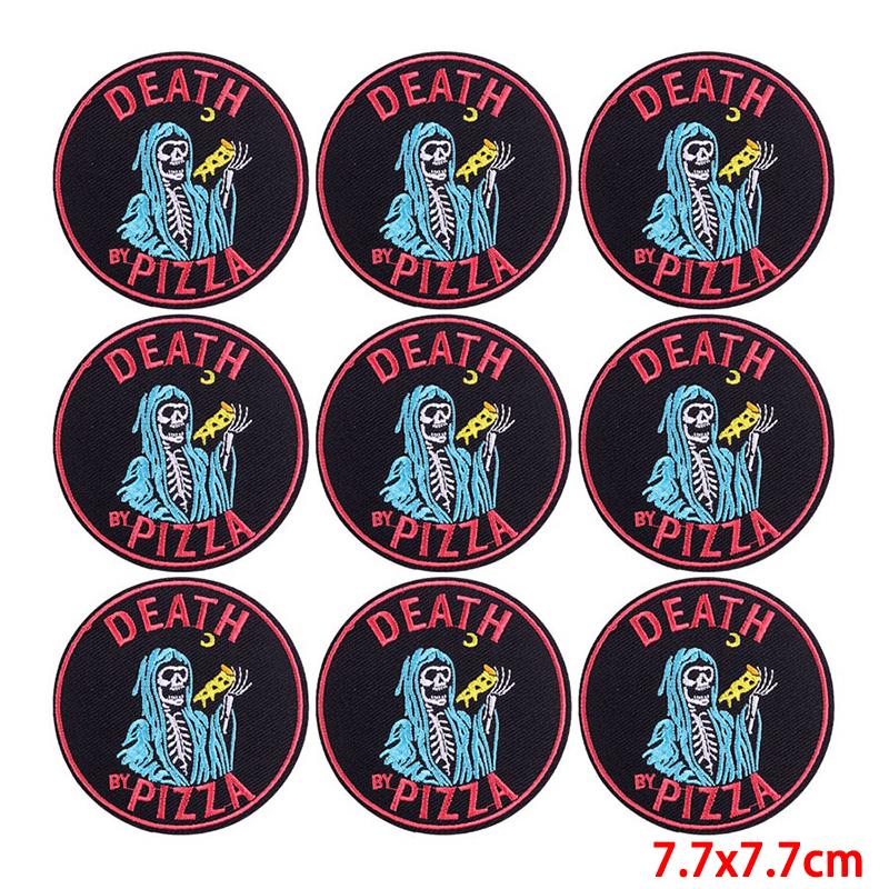 10 Pcs/lot Wholesale Embroidery Patch Iron On Patches For Clothing Patches On Clothes Jackets Decor Applique Sew Supplies