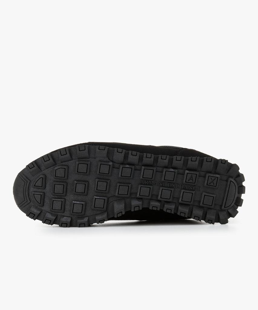 Armani Exchange Women'S Embossed Logo Mesh Sneakers _Black_A425375506