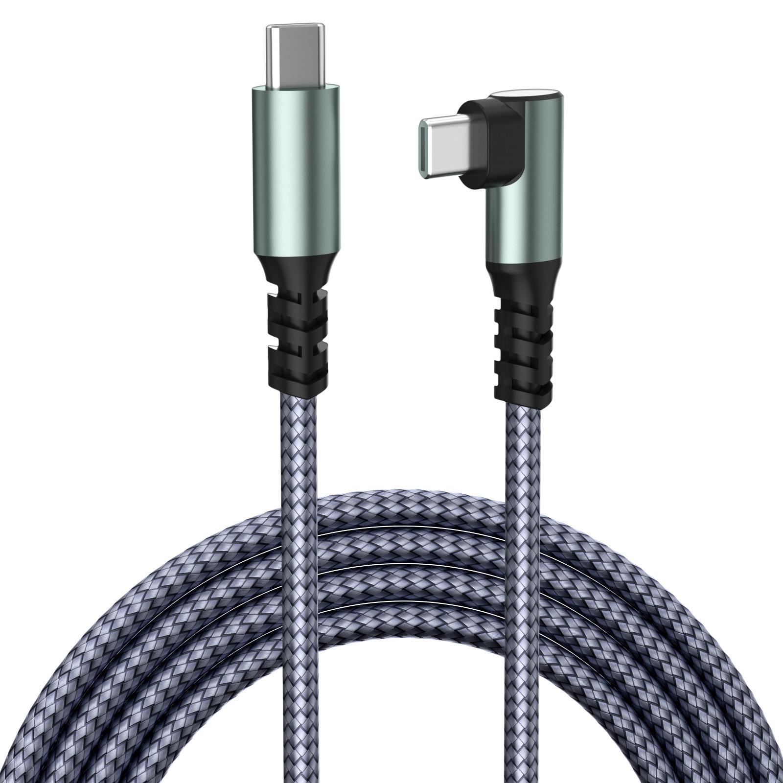 

Нейлоновый плетеный кабель USB-C — Lightning и USB для зарядки iPhone и Samsung — быстрая зарядка PD 2m