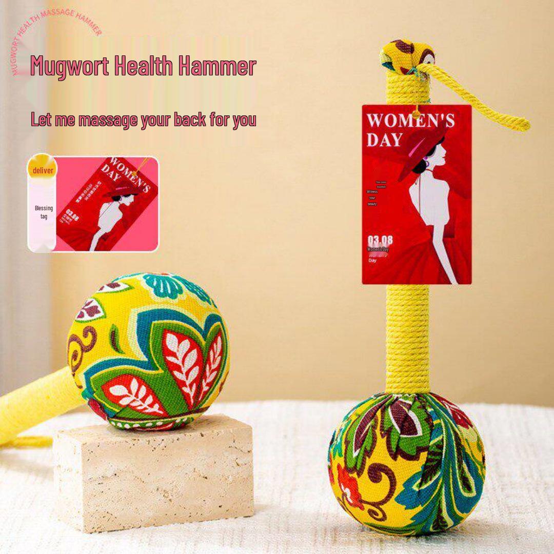 2026 Women s Day Mugwort Health Hammer - Practical Souvenir Gift for Employees