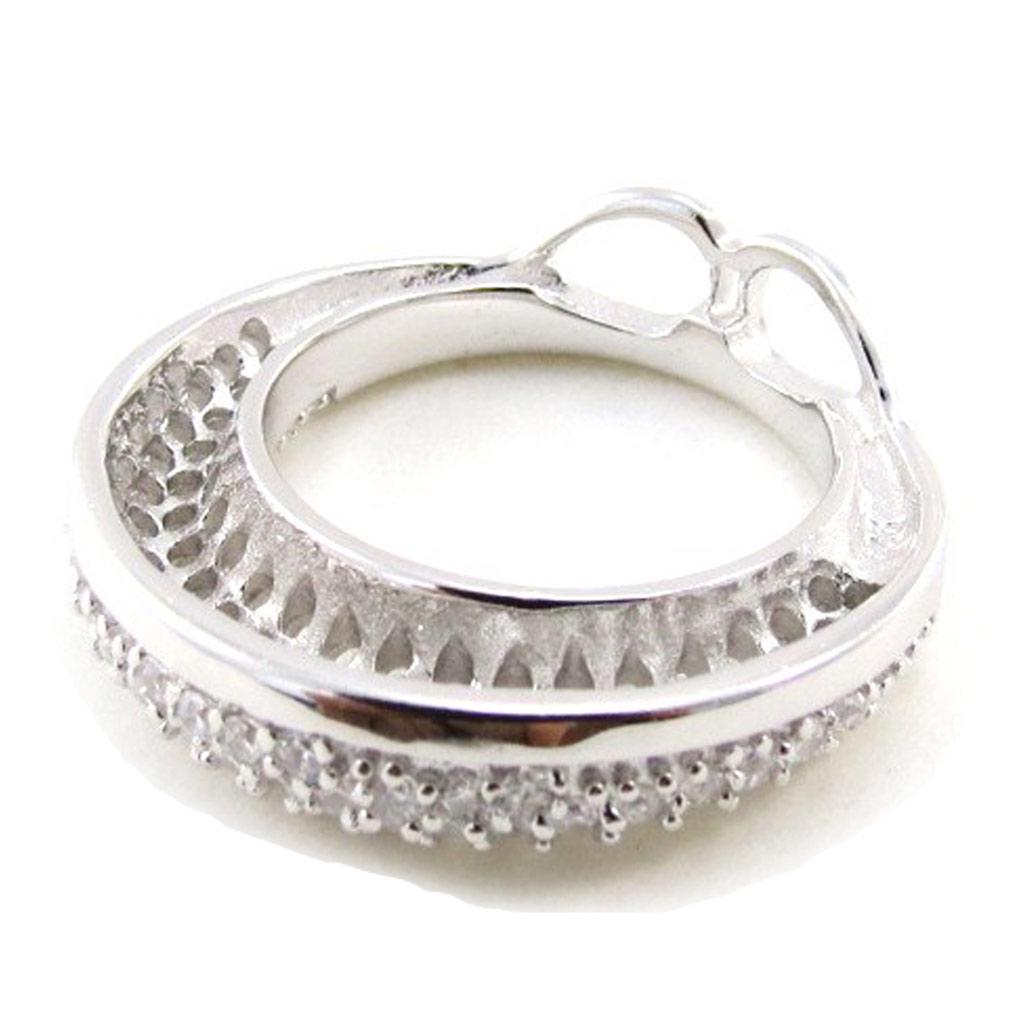 Les Trésors De Lily [J0172] - White 'Goddess' Silver Pendant