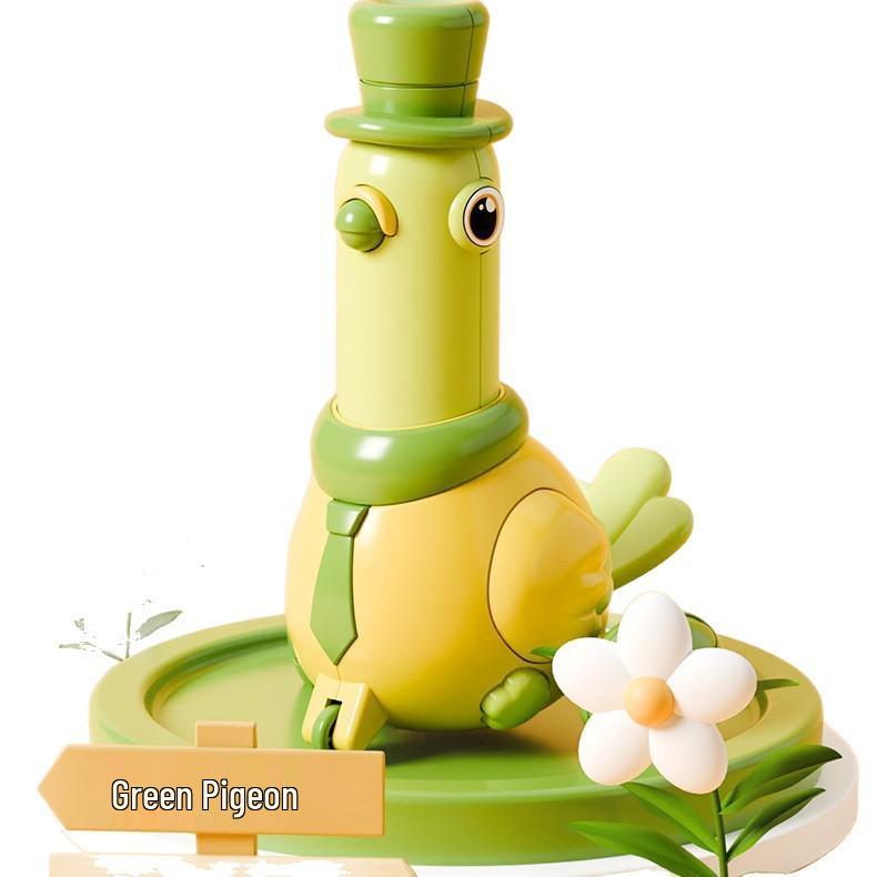 Press & Swing Pigeon: Baby Crawling & Head Lifting Training Puzzle Toy - Birthday Gift