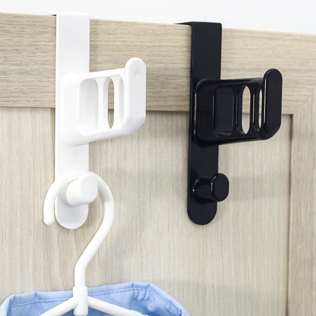 Door Rear Hook Nail Free Traceless Coat Hanger Wall Mounted Bag Coat Hat Door Hanging Rack