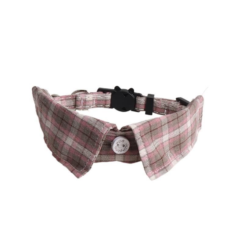 Products Pet New British Style Cat Bow Tie With Bell Pet Collar Adjustable