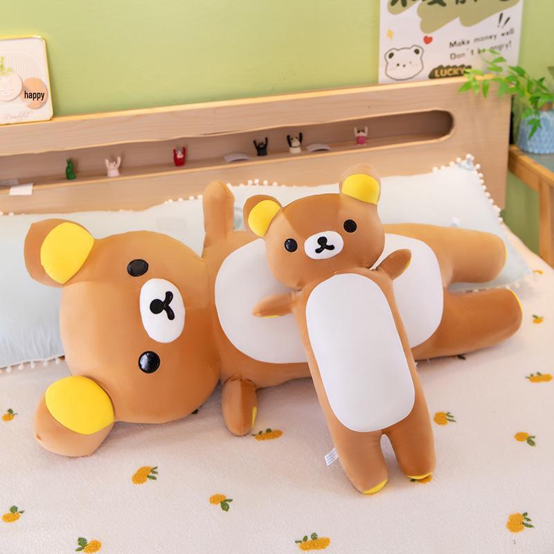 Rilakkuma Lumbar Support Backrest Cushion - Perfect for Sofa, Office Chair & Dorm Room.