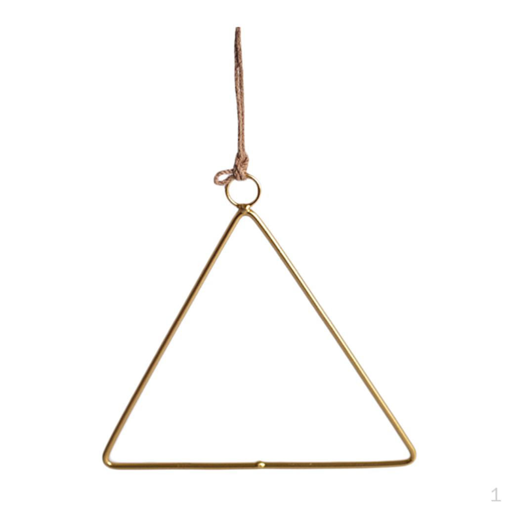 Подвесная металлическая проволочная венок Triangle