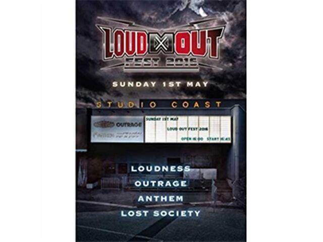 

LOUDNESS LOUD OUT FEST OUTRAGE ANTHEM LOST SOCIETY DVD NEW из Японии
