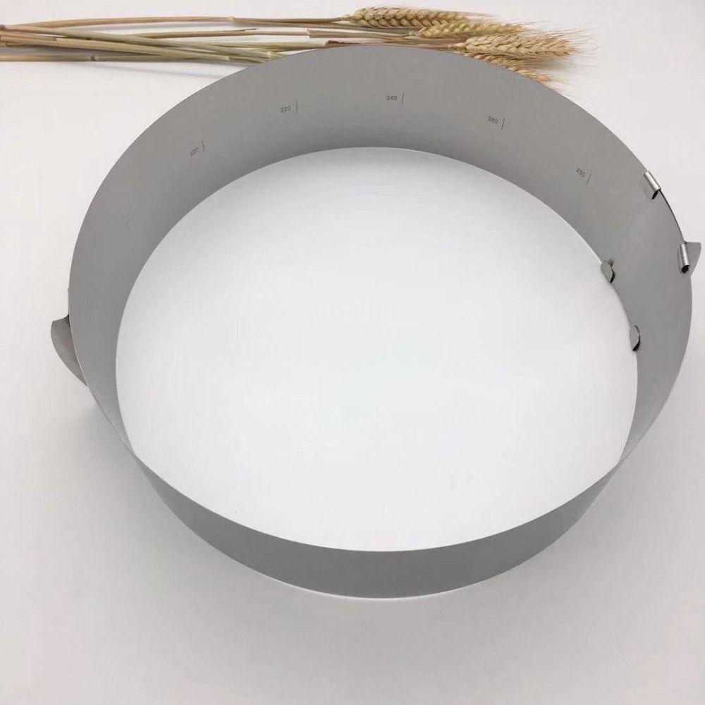 Adjustable Sizes Mousse Baking Mold 6-12inch Cake Ring Molds Round Cake Rings  for Pastry Baking