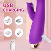 G Spot Couple Vibrator with Heating Function for Clitoris G-spot Stimulation APP Remote Control Vibrator Dildo with 10 Vibrating for Women Couple