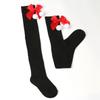 Women's Bowknot Christmas Stocking Pom-pom Socks Over-the-knee Socks