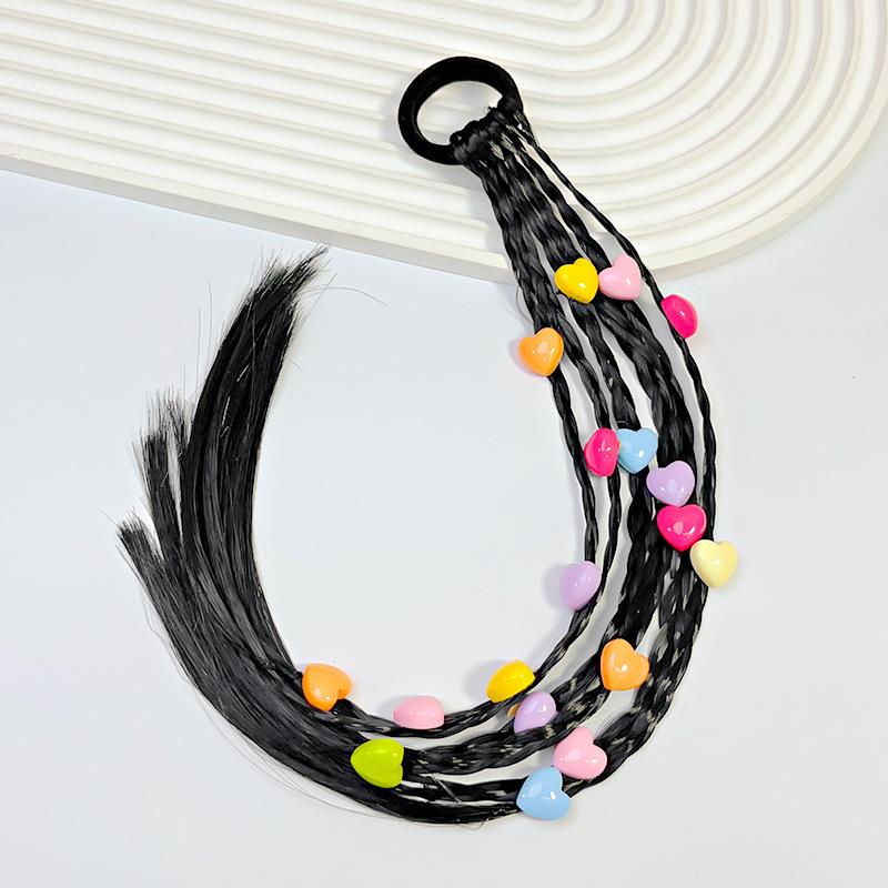 

Детские милые парики, резинки для волос, повязки на голову с хвостиком, резинки, детские банты, резинки для волос для девочек, завязки для волос, детские аксессуары для волос