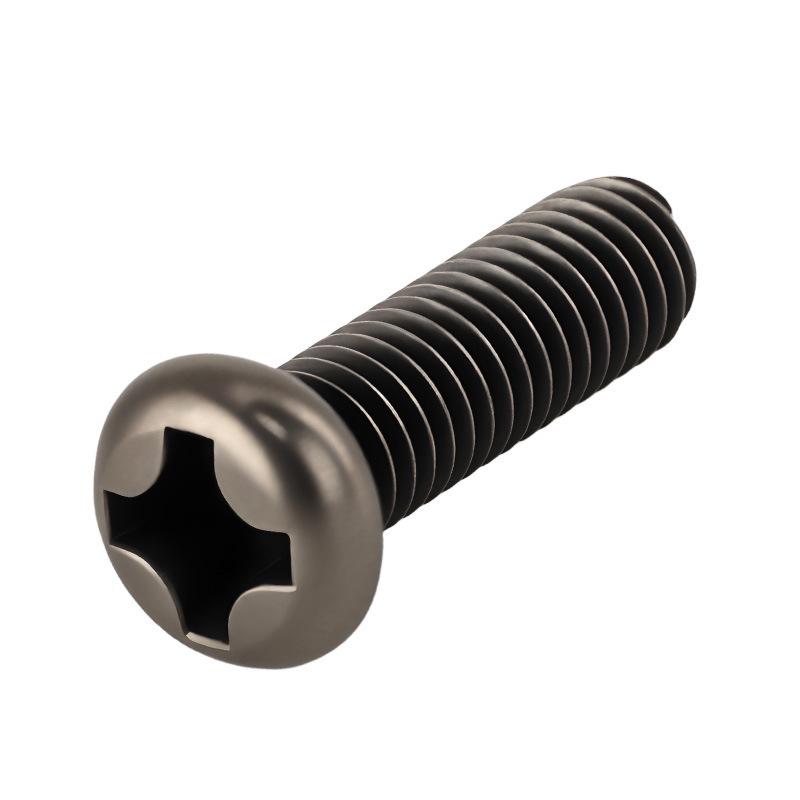 Yigu Schwarznickel Kohlenstoffstahl PM Phillips Rundkopfschrauben m2-m4 Senkkopfmaschinenschrauben für Elektronik