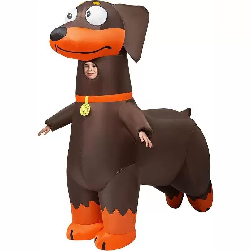 Costume gonfiabile da cavallo per Halloween per divertimento all'aperto