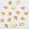 1Set Magnetic Buckle Stainless Steel Round Heart Clasp Flower Connector Bracelet Necklaces Jewelry Making DIY End Converter