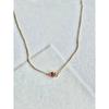 Used canal4C K10 Gold Colored Stone Necklace
