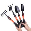 1PC Gardening Spade Five-tooth Plastic Handle Garden Hoe Rake Gardening Tool Set Kit With Extended Handle Garden Hand Tool Set