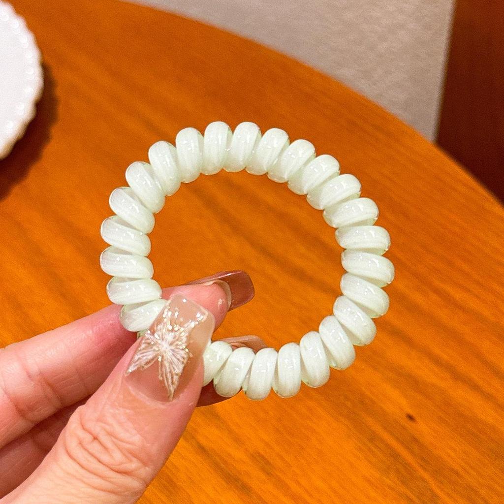 Colorful High Elasticity Hair Ties - No Trace & Durable Headwear for Women