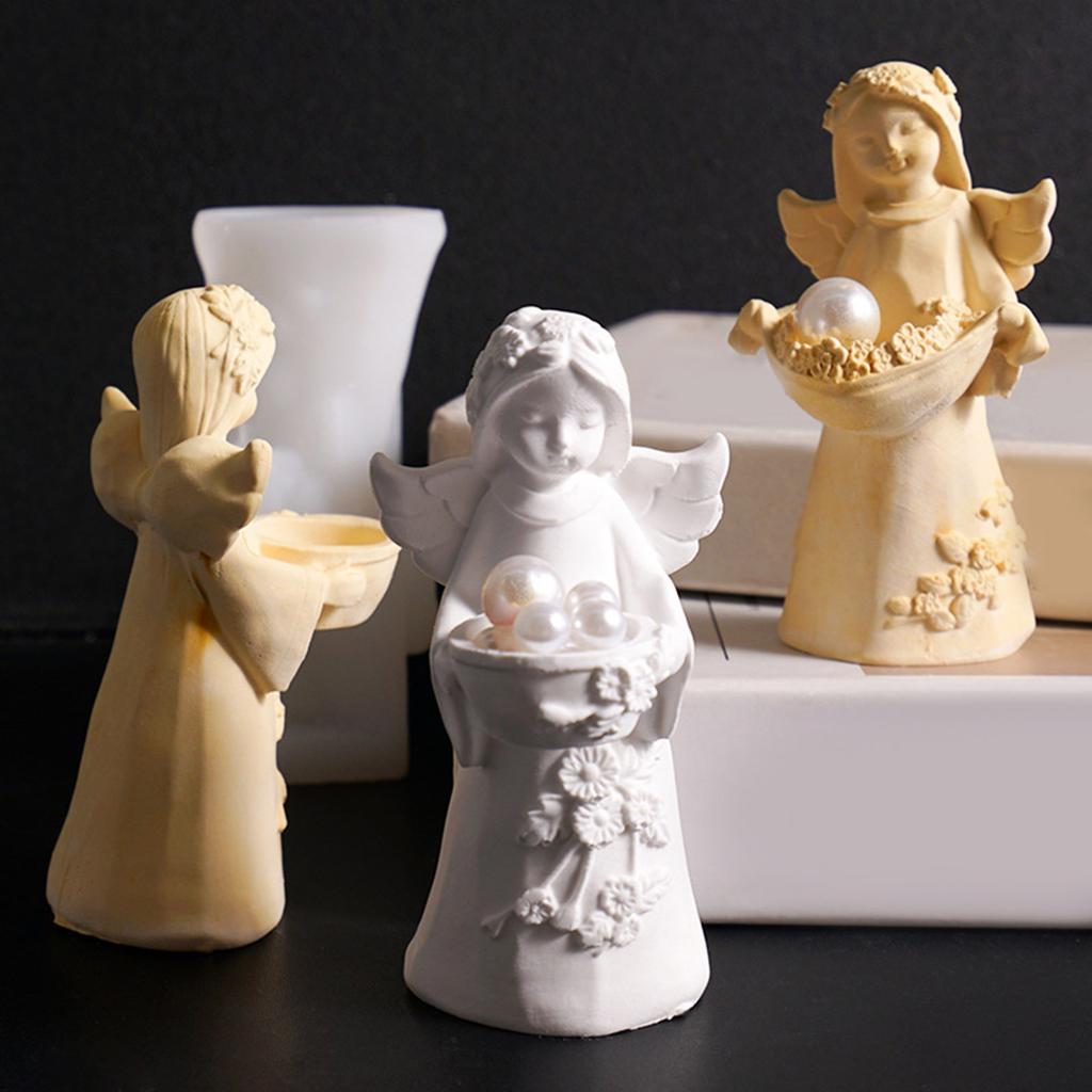 Figurinen Engelhaftes Robustes Silikon Squeeze Form Set Bastelbedarf für Kinder Kreativität und Heimdekorationsverbesserung