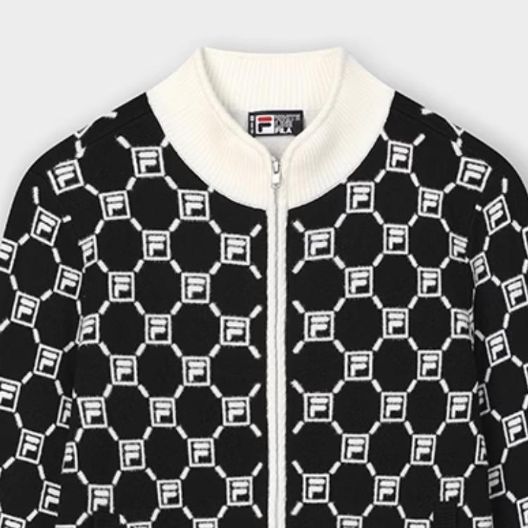New FILA HERITAGE Jackets & Coats Women's Jet Black F11W518401F-BK