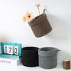1pcs Nordic Cotton Rope Storage Basket Woven Desktop Miscellaneous Items Toy Sorting Box Key Snack Box Storage Box Wall Mounted Storage Basket