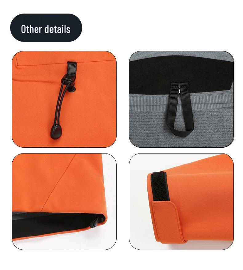 Unisex Soft-Shell Windbreaker: Windproof & Waterproof, Perfect for Spring & Autumn Outdoor Activities