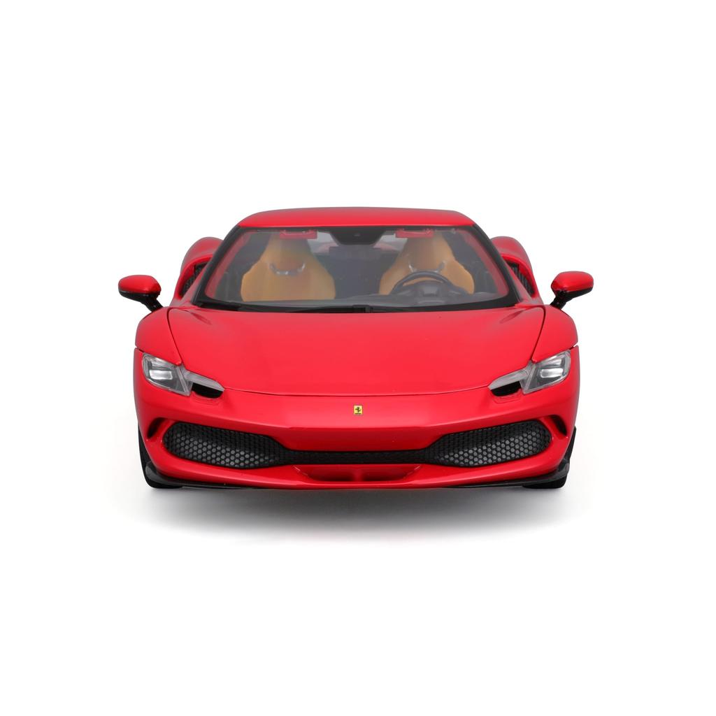 Bburago Ferrari 296 GTB Hybrid 830HP V6 2021 Red Mini Car Diecast Car Finished Product 1/18 18-16018