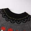 Damenmode-Pullover, Rundhalsausschnitt, lockerer Pullover, langärmliger Strickpullover