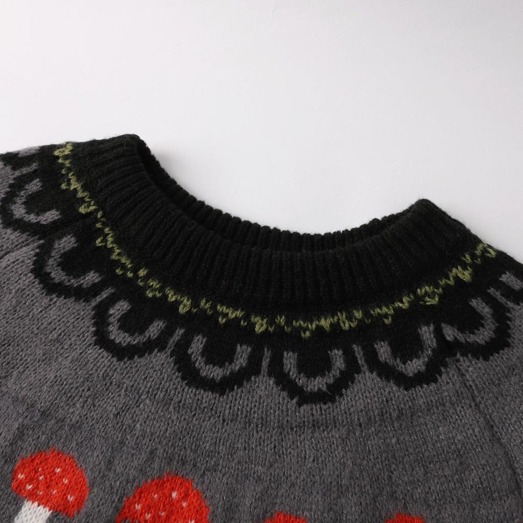 Damenmode-Pullover, Rundhalsausschnitt, lockerer Pullover, langärmliger Strickpullover