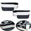 Universal Car Seat Gap Organizer Adjustable Leather Cup Holder Gap Bag Suitable for Cell Phones Sunglasses
