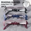 3pcs Ultra Light Reading Glasses Anti Blue Light Bifocal Glasses Fashionable Reading Glasses