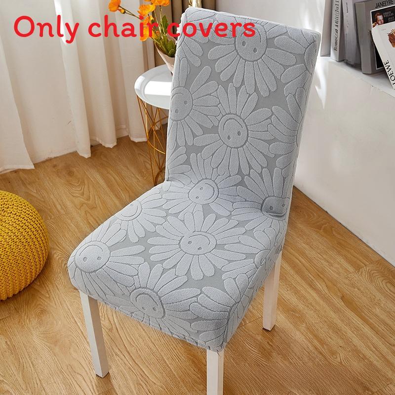 Sunflower Chair Cover With Elastic Fit For Home Dining And Allseason Protection