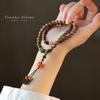 Green Sandalwood Bracelet for Women, New Popular Model, Light Luxury Sandalwood Bodhi Jewelry, Zen-Inspired Decorative Item, Passion Seed Beads