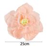 5pcs 25cm Crepe Paper Flower Festival Decor Multi Purpose Wrinkles Paper Flower Photography Props Light Weight