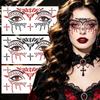 Makeup Bedazzling Face Eye Jewels Sticker 3D Face Gem Sticker Ghost Festival