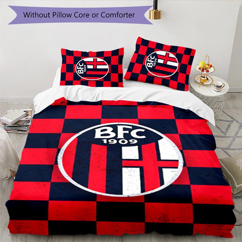 BFC 3pcs Bedding Set Duvet Cover Closure Includes 1 Duvet Cover & 2 Pillowcases for All Seasons Bedroom Home Dorm Decor