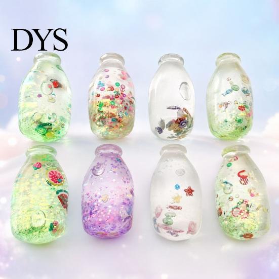 Calming Sensory Toy Clear Bottle Squeeze Toy, Stress Relief Water Quiet Tools Portable Hand for Office School Home Slow Rebound Desk