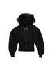 European and American Y2K Street Retro Hooded Waist-Cinching Fuzzy Zip-Up Jacket