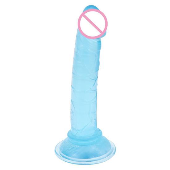 Dildo Anal Masturbator Bendable Smooth TPE Penis Thrusting Pleasure Wand for Lesbian