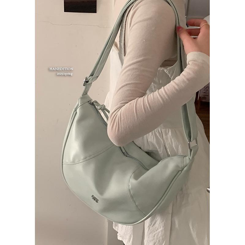 Korean Version of Casual Large-capacity Underarm Bag Women's Bag 2025 Spring New Dumpling Bag Versatile Shoulder Messenger Bag