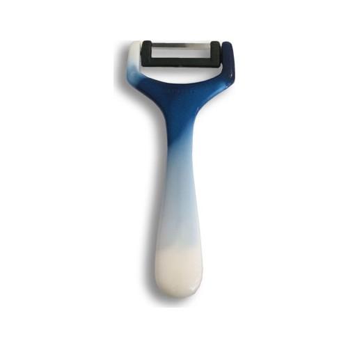 

Нож для очистки овощей Золинген — односторонний с плоским лезвием, синий