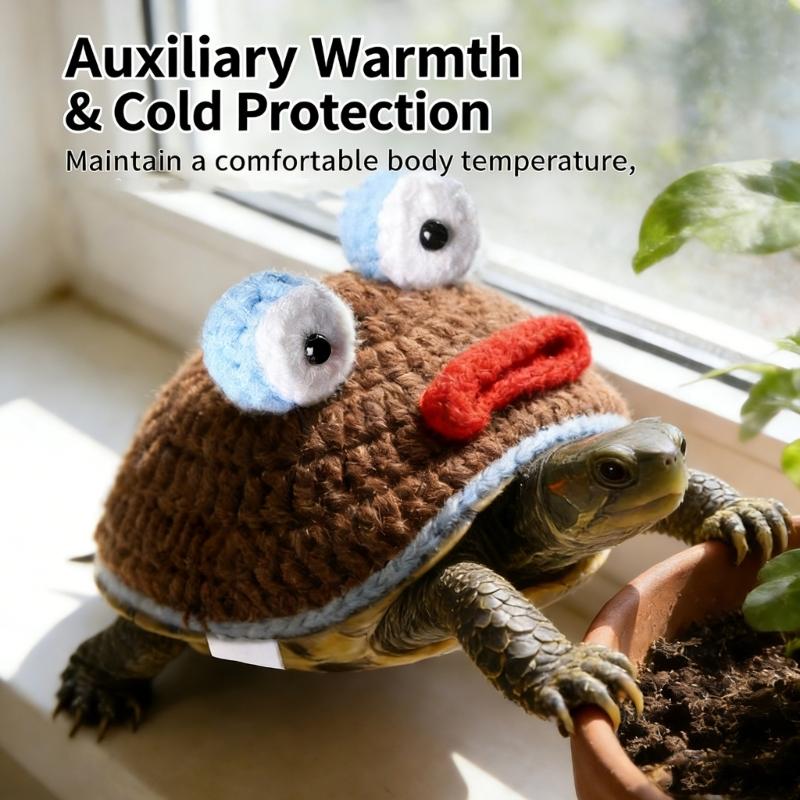 Frogs Styles Pet Turtles Clothing Elastics Fabric Machine Washable Knitted Frogs Costume For Reptiles Lover