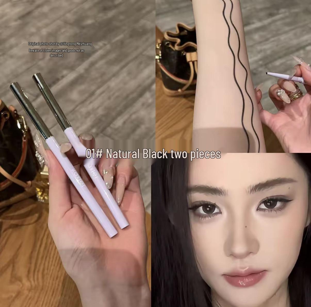 Kashir Gel Eyeliner Pencil: Smooth, non-smudge, waterproof, sweatproof, fine tip - perfect for beginners.