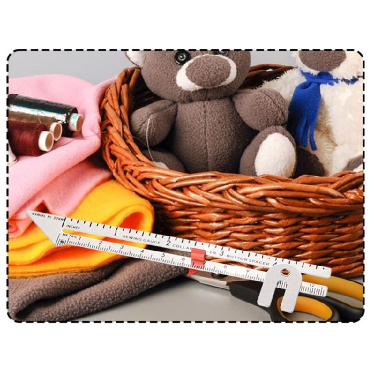 Sewing Measuring Tool Fabric Quilting Ruler Sliding Gauges Sewing Ruler