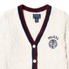 Polo Ralph Lauren Sweater Kids Letter Logo Embroidery Cable Knit Cardigan Kids Sweaters Off-White 313916555-001