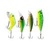 24Pcs/Set Christmas Fishing Advent Calendar Lure Bait 360 Degree Rotating Fish Lure Set with Realistic Painting Reflective Sequins